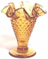 Fenton #3952 Footed Double Crimp Vase