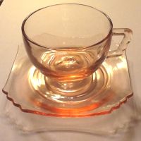 Fostoria #2419 Footed Cup & Saucer