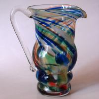 Imperial # 599 Murrhina Pitcher / Vase