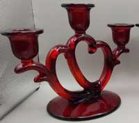 Imperial # 753 Candlestick in Ruby