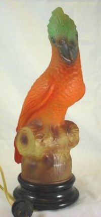 Tiffin #E-    6 Parrot Lamp