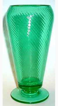 Tiffin #15331 Spiral Optic  Dahlia Vase