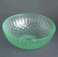 Aunt Polly Berry Bowl  Green 