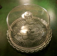Indiana Cake Plate w/ Cover