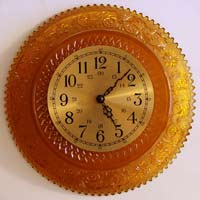 Indiana # 170 Early American (Sandwich) Glass Clock for Tiara
