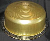Indiana Cake Plate with Metal Cover
