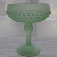 Indiana Diamond Point Compote