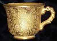 Imperial Candlewick Gold Encrusted Cup
