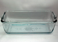 Hocking Fire-King Sapphire Blue "Philbe" Loaf Pan