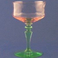 Unknown Bi-Color Champagne w/ Zigzag Optic