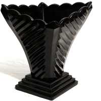 Tiara Deco Black Vase