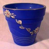 Akro Agate #1310 Flower Pot