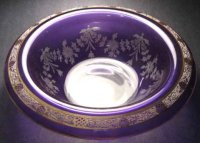 Sinclaire Bowl with Hawkes Decoration