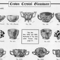 Crown Crystal Glass Sugars/Bowls Catalog Page