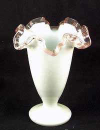 Fenton Rose Crest #36 Vase