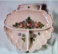 Charleton Roses Decoration on Crown Tuscan Shell
