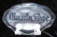 Cambridge Oval Glass Sign