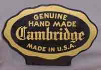 Cambridge Small Cardboard Sign