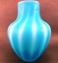 Unknown Cased Vase w/ Stripes