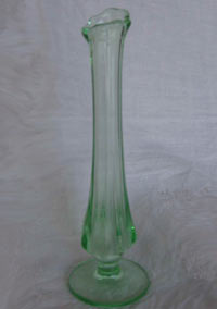 Unknown Green Bud Vase
