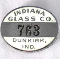 Indiana Glass Employee Badge