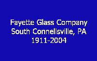 Fayette Glass Company History