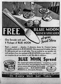 Blue Moon Spread Advertisement
