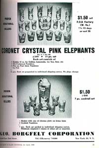 Borgfelt Coronet Pink Elephants Ad