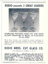 DiDio Bros. Cut Glass Co. Ad