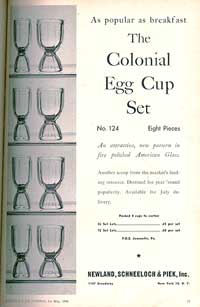 Colonial Egg Cup Advertisement