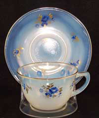 Unknown Cup and Saucer with Decoration