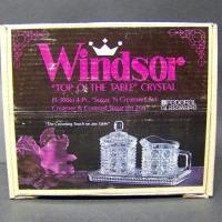 Federal Windsor Cream, Sugar & Tray Package