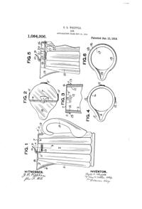 Heisey # 355 Quator Jug Patent 1084306-1