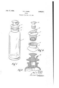 Heisey #4225 Cobel Cocktail Shaker Patent 1966611-1