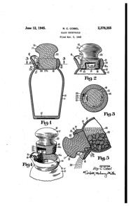 Heisey Cocktail Shaker Patent 2378355-1