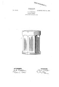 Heisey # 352 Flat Panel Spooner Design Patent D 39432-1