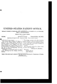 Heisey # 439 Raised Loop Creamer Design Patent D 45044-2