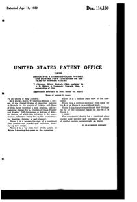 Heisey #1503 Crystolite Powder Box Design Patent D114180-2