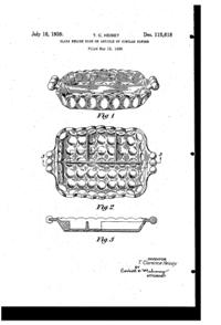 Heisey #1506 Whirlpool Relish Design Patent D115818-1