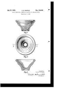 Heisey #1228 Supreme Liner Design Patent D136049-1