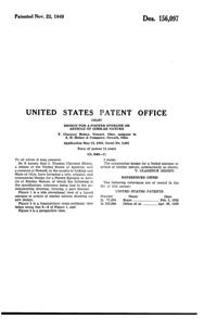 Heisey # 341 Old Williamsburg Epergne Design Patent D156097-2