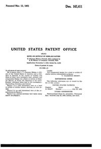 Heisey #1506 Whirlpool Bowl Design Patent D162411-2