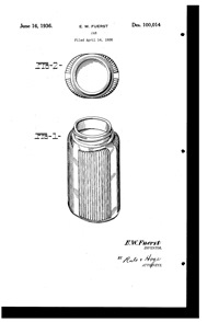 Owens-Illinois Jar Design Patent D100014-1