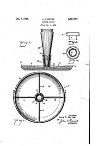 Western Snack Set Patent 2101401-1