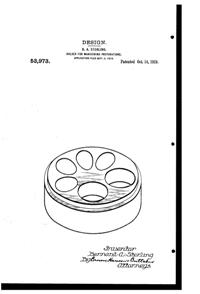 Sterling Manicuring Preparations Holder Design Patent D 53973-1