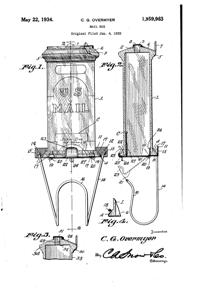 Overmyer Mail Box Patent 1959963-1