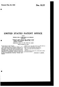 Canton Blimp Fish Bowl Design Patent D 95727-2