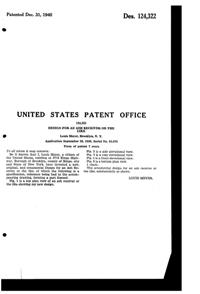 Meyer Sailboat Ash Tray Design Patent 124322-2