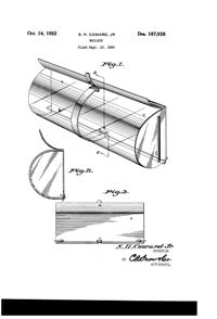 Liberty Glass Mail Box Design Patent D167928-1