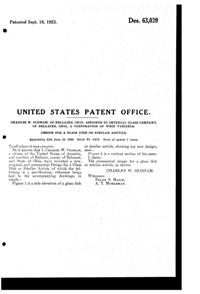 Imperial # 698 Monticello Bowl Design Patent D 63039-2
